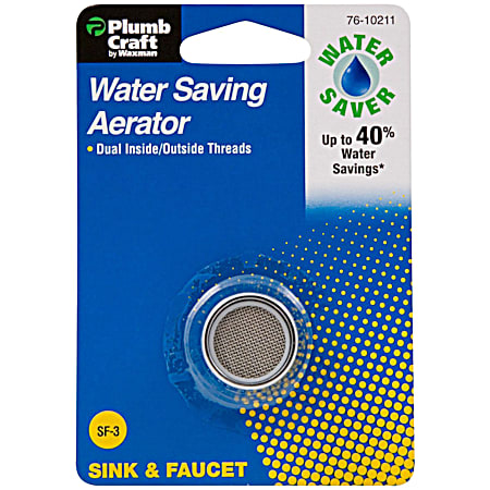 PlumbCraft Water Saving Aerator