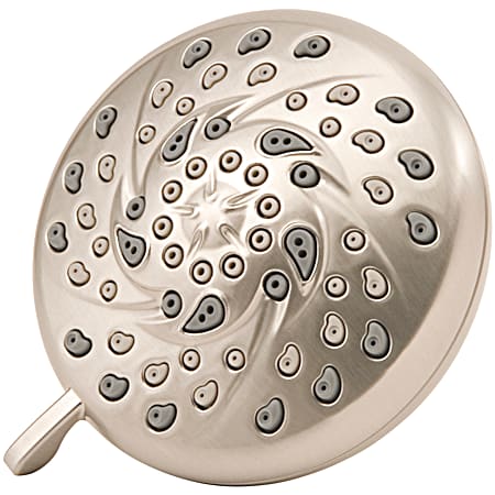 Body Moods Fixed 5-Settings Brushed Nickel Showerhead