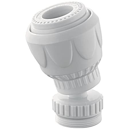 Spray Aire 55/64 Male or 15/16 Female White Faucet Swivel Aerator