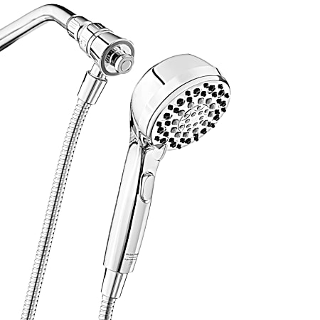 3.75 in Chrome Attaché Magnetic Handheld Shower Head w/ 6 Sprays