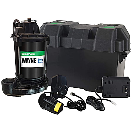 12V Battery Back Up Sump Pump