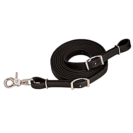 Weaver Leather Black Synthetic Roper Reins