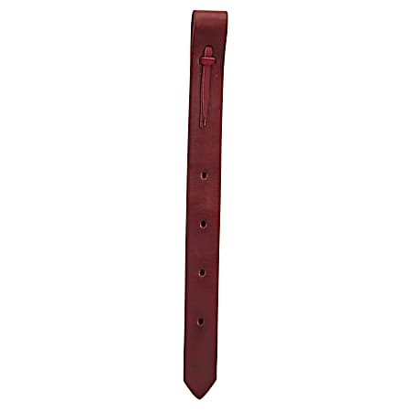 1-3/4 in x 39 in Chestnut Skirting Leather Single-Ply Off Billet