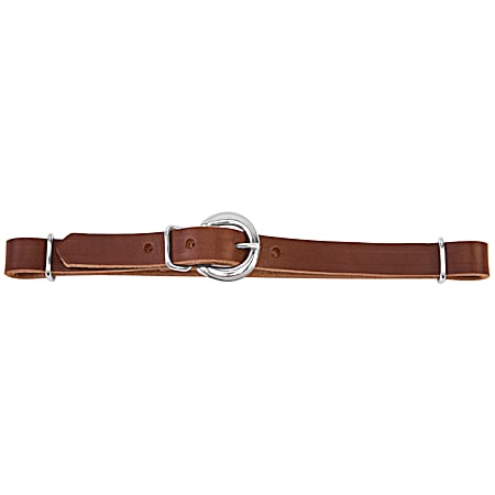 Weaver Leather Brown Straight Leather Curb Strap
