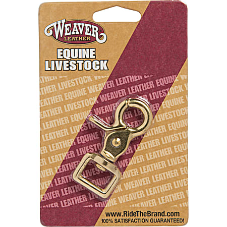 Weaver Leather Solid Brass Square Scissor Snap