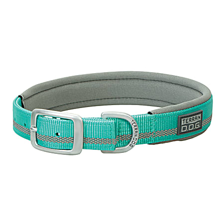 1 in x 19 in Reflective Neoprene Lined Collar for Dogs