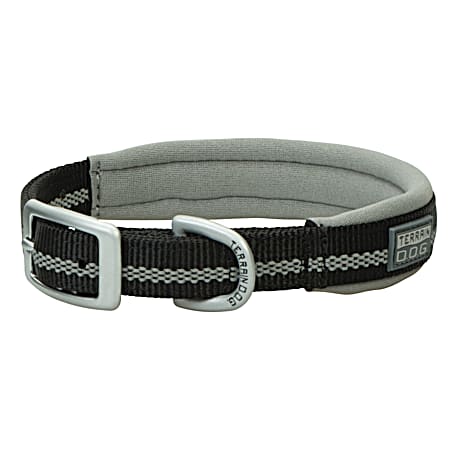 3/4 in x 17 in Reflective Neoprene Lined Collar for Dogs