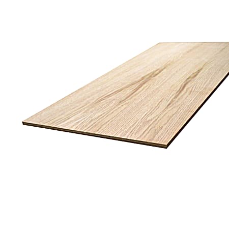 1/4 x 2 x 4 Red Oak Plywood Handi-Panel