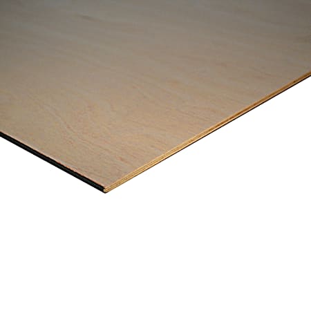 Weekes Forest Products 1/4 x 2 x 4 Natural Birch Plywood Handi-Panel