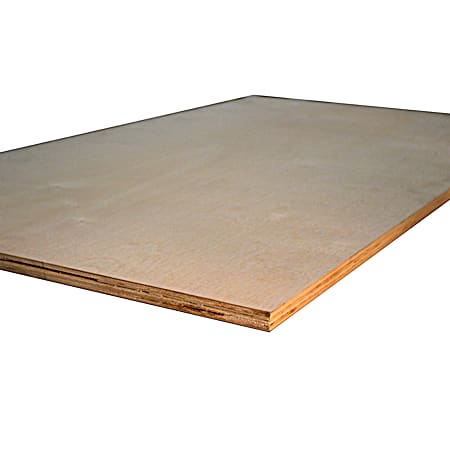 Weekes Forest Products 3/4 x 2 x 4 Natural Birch Plywood Handi-Panel