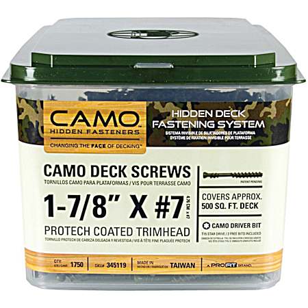 1-7/8 in Coated Trimhead Deck Screws