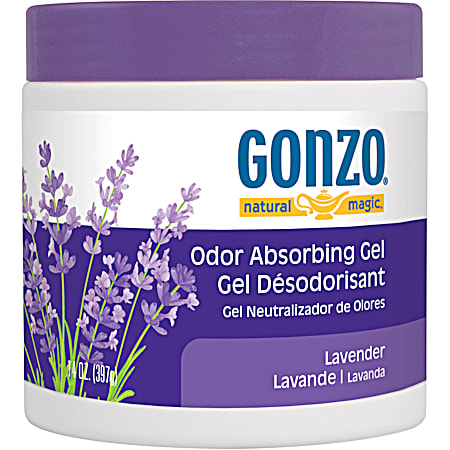Gonzo Natural Magic Lavender Odor Absorbing Gel - 14 oz.