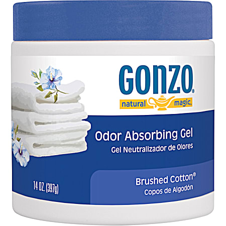 Gonzo Natural Magic Brushed Cotton Odor Absorbing Gel - 14 oz.
