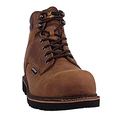 Men's Brown Crazyhorse V-Series 6 in Safety Toe Boots
