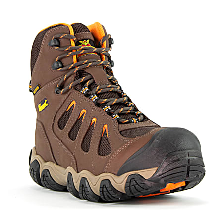 Men's Brown Crosstrex Series 6 in. Safety Toe Hiking Boots