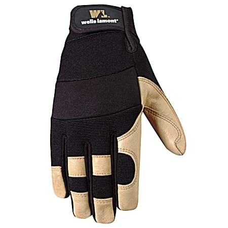 Men's Ultra Comfort Grain Leather Gloves