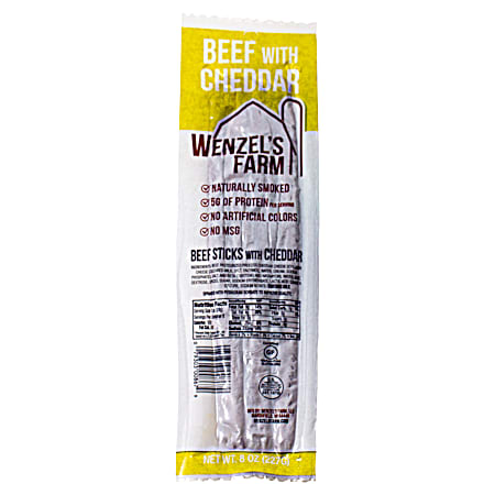 8 oz Beef w/ Cheddar Sticks