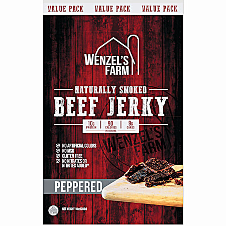 10 oz Peppered Beef Jerky