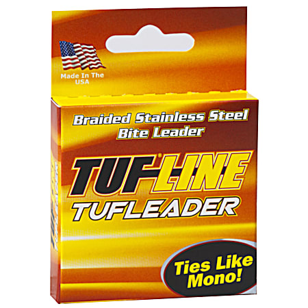 Tuf-Line Tuf-Leader Braided Stainless Steel Leader