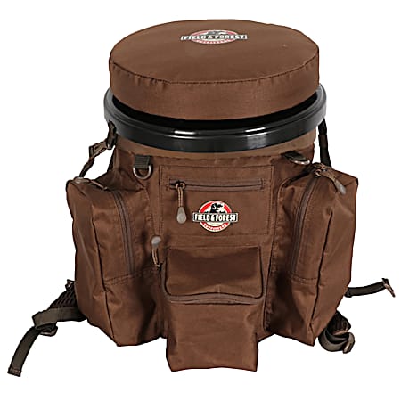 Field & Forest Brown Bucket Backpack