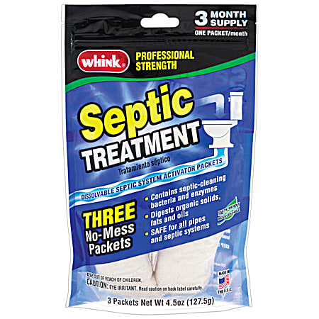 Septic Treatment Packets - 3 Ct