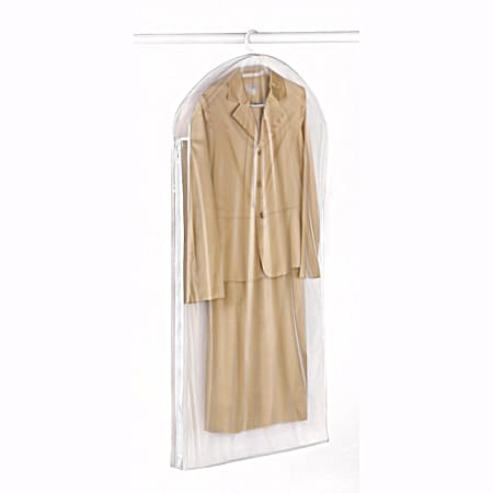 See-Through Zippered Dress Bag
