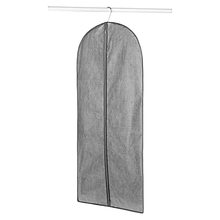 Gray Fabric Garment Bag