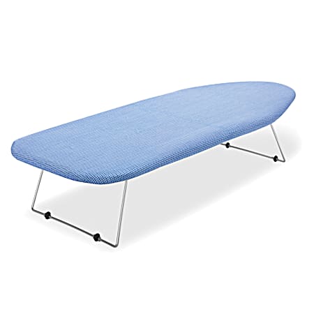 Tabletop Ironing Board w/ Blue Cover