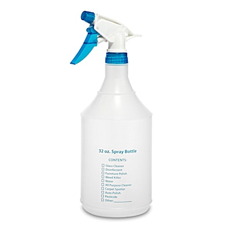 Multi-Purpose 32 oz Clear Spray Bottle