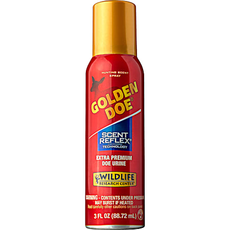 Golden Doe 3 oz Extra Premium Doe Urine Spray w/ Scent Reflex Technology