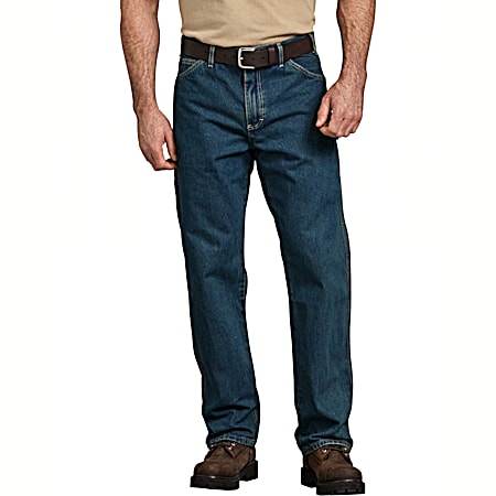 Men's Big & Tall Tinted Heritage Khaki Relaxed Fit Carpenter Jeans