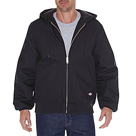 Men's Rigid Hooded Jacket - Black