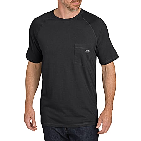 Men's Temp-iQ Black Performance Cooling T-Shirt