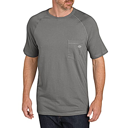 Dickies Men's Big & Tall Temp-IQ Smoke Performance Cooling T-Shirt