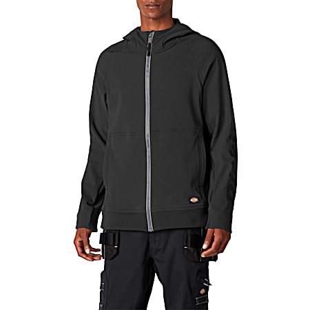 Men's Ultimate ProTect Black Hooded Full Zip Long Sleeve Jacket
