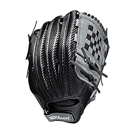 Youth Black/Carbon/White 12.5 in A360 Utility Baseball Glove