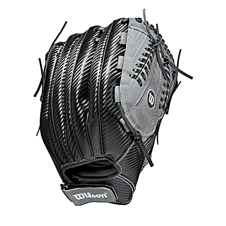 Adults 13 in Black/Carbon/White A360 Slowpitch Softball Glove