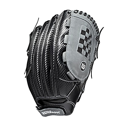Adults 14 in Black/Carbon/White A360 Slowpitch Softball Glove