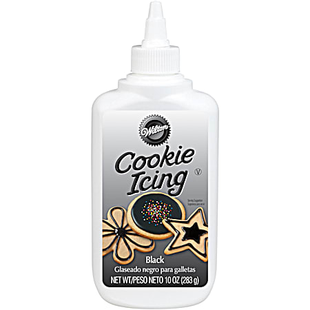 9 oz Black Quick-Setting Cookie Icing