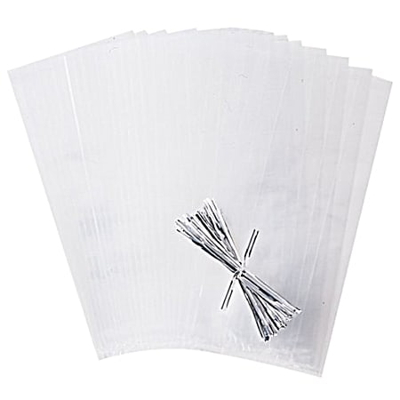 Clear Party Bags with Ties