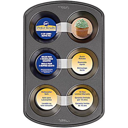 Perfect Results 6-Cup Jumbo Muffin Pan