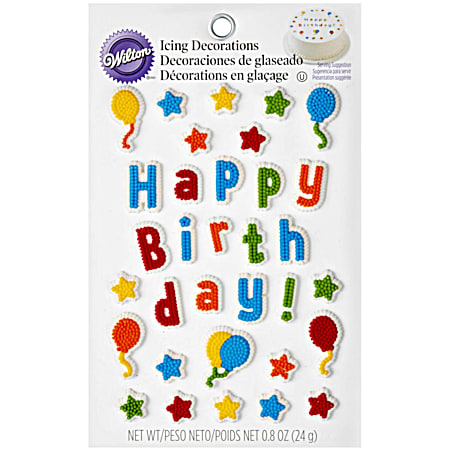 Kid’s Birthday Edible Cake Topper Decorating Kit