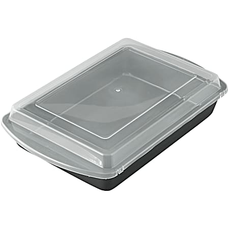 Perfect Results 13 in x 9 in Non-Stick Covered Cake Pan