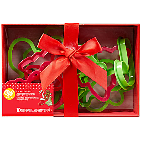 10 pc Christmas Cookie Cutter Set
