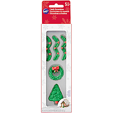 Tree & Wreath Candy Decorations