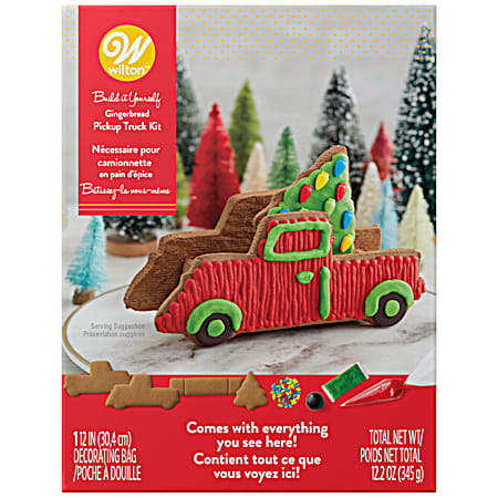 Build-it-Yourself Gingerbread Pickup Truck Decorating Kit