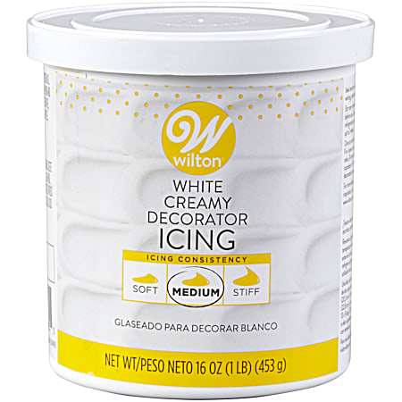 16 oz White Creamy Ready-To-Use Decorator Icing