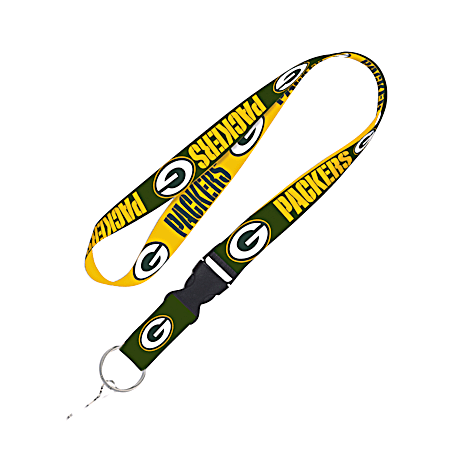 Green Bay Packers Green & Gold Polyester Lanyard