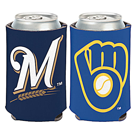 Milwaukee Brewers Royal Blue Glove Neoprene Can Cooler