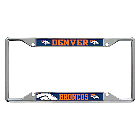 Denver Broncos Mega License Plate Frame